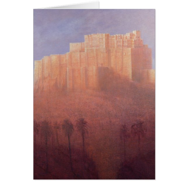 Cartão Jodhpur Fort (Frente)