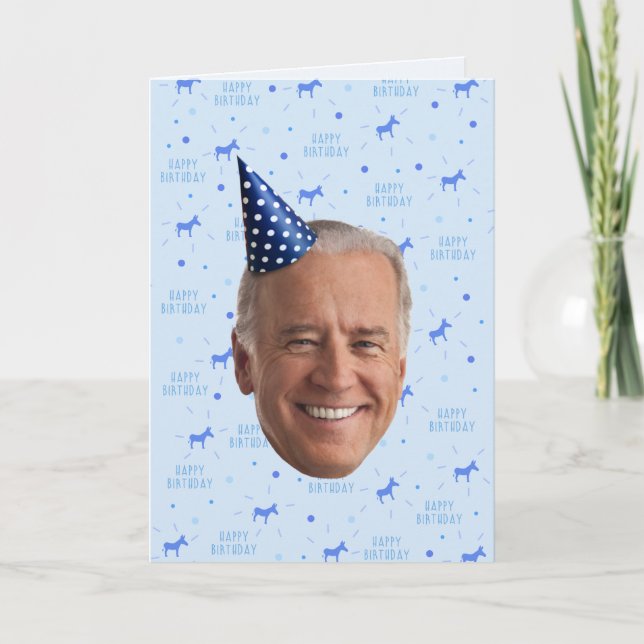 CARTÃO JOE BIDEN ANIVERSÁRIO (Frente)