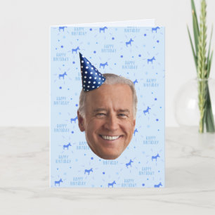 CARTÃO JOE BIDEN ANIVERSÁRIO