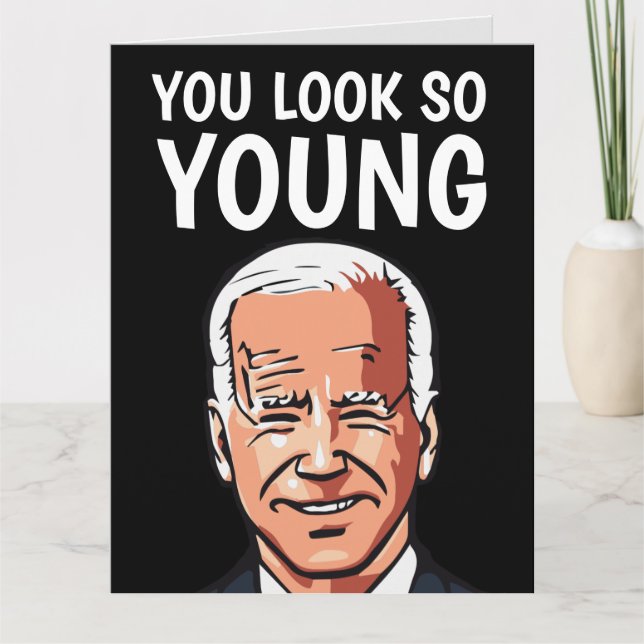 CARTÃO JOE BIDEN BIDEN BIRNY CARDS PARA ELA (Frente)