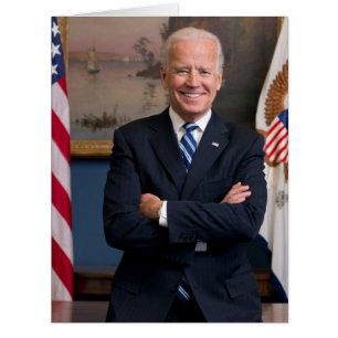 Cartão Joe Biden Ex-Vice-Presidente 2020 Candidato