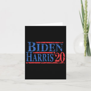 Cartão Joe Biden Kamala Harris 2020