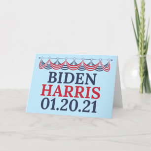 Cartão Joe Biden Kamala Harris Inauguration Day