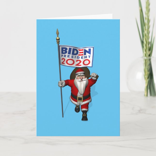 Cartão Joe Biden, Presidente do Feliz Natal (Frente)