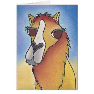 Cartão Joe o camelo não fumadores por Robyn Feeley