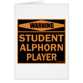 Cartão Jogador Alphorn Estudante