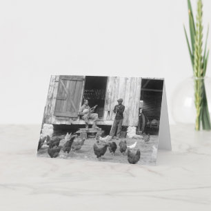 Cartão Jogador Banjo de Barnyard, 1927