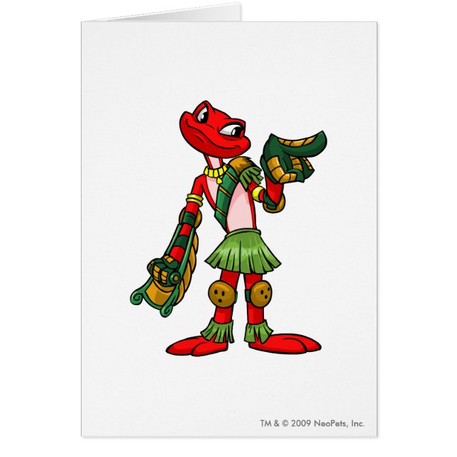 Cartão Jogador da ilha do mistério de Nimmo (Frente)