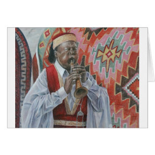 Cartão Jogador de chifre