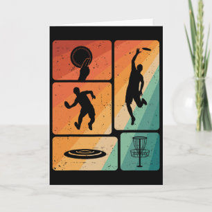 Cartão Jogador de Disc Golf Engraçado Entusiasta de Espor