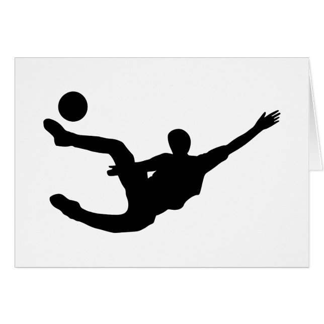 Cartão Jogador de futebol (Frente Horizontal)