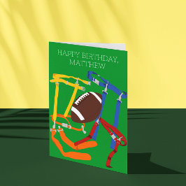 Cartão Jogador de Futebol Personalizado