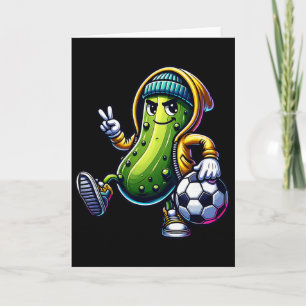 Cartão Jogador de Futebol Urbyn Pickle Vibes Legais de De