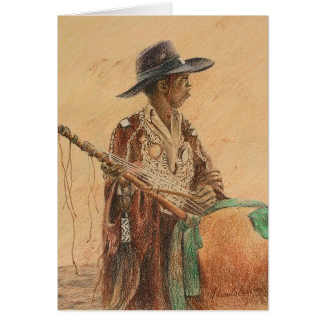 Cartão Jogador de Griot do caçador (Frente)