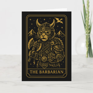 Cartão Jogador de Rpg Rrian D20 Dados Nerdy Geek Gato Hom
