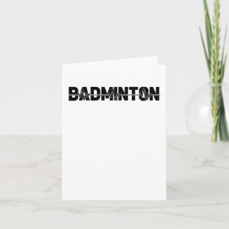 Cartão Jogador de Tartaruga Badminton - Equipe Racquet Ek