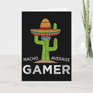 Cartão Jogador de Vídeo Game Divertido Humor Jogos Dito E