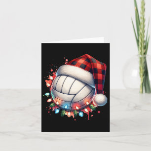 Cartão Jogador de Voleibol Natal 1