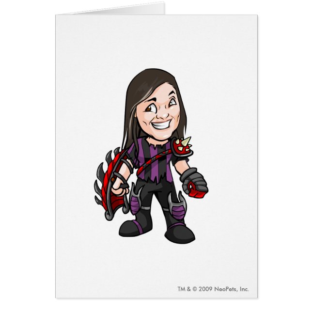 Cartão Jogador dos funcionarios da citadela de Ziggytron (Frente)