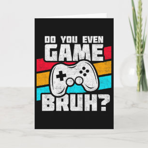 Cartão Jogando Video Games - Meme de Jogador de Vídeo Gam