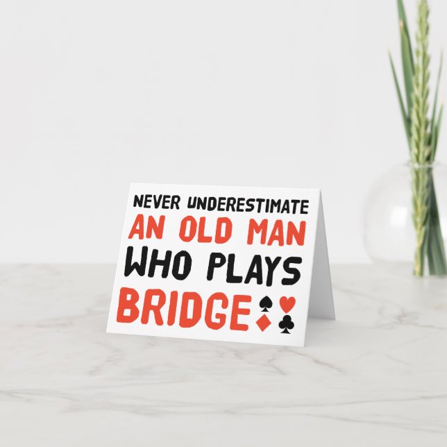 Cartão Jogo da Placa de Oferta Duplicada da Ponte do Cont (Frente)