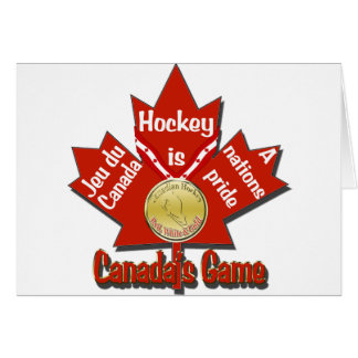 Cartão Jogo de Canadas