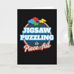Cartão Jogo de Hobby Quebra-cabeça do Jigserling Puzzling
