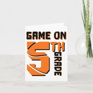 Cartão Jogo Divertido No Desenho Da Série 5 Primeiro Dia