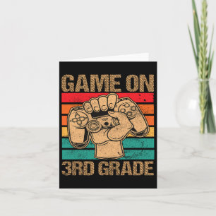 Cartão Jogo Engraçado Na Vintage De 3º Grau Volta Para Sc
