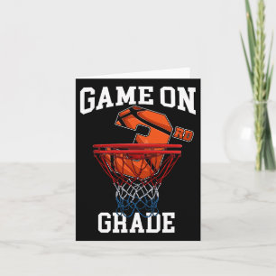 Cartão Jogo No Bysketbyll Do 3º Grau Voltar Ao Ensino