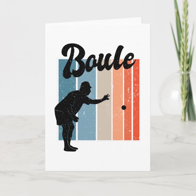 Cartão Jogo Petanque (Frente)