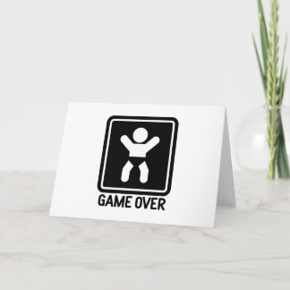 Cartão Jogo sobre o bebê