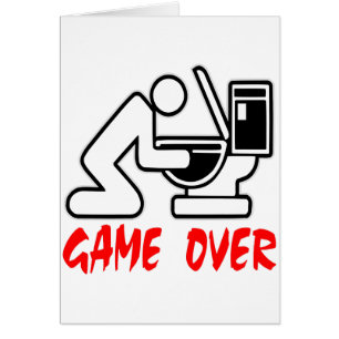 Cartão Jogo sobre Puking