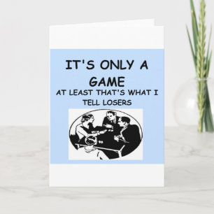 Cartão jogos de cartas