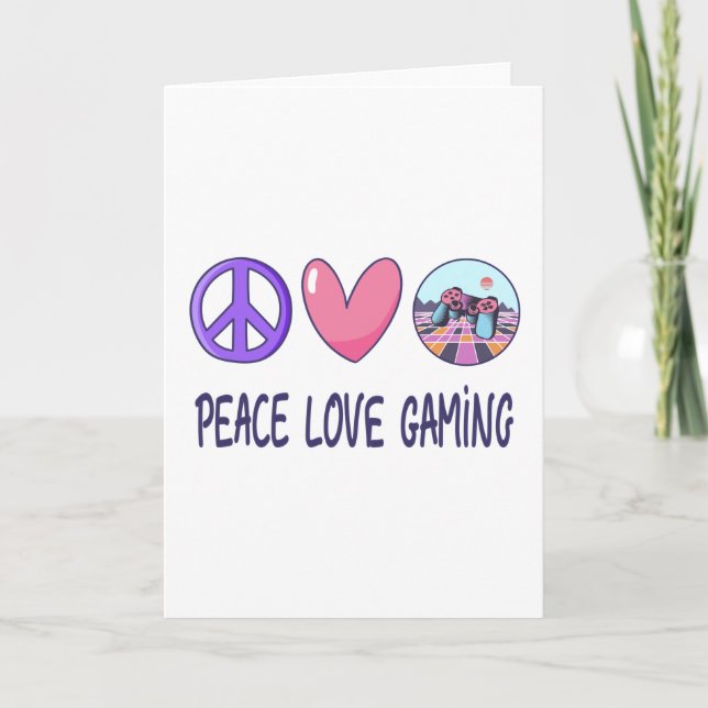 Cartão Jogos de Paz e Amor (Frente)