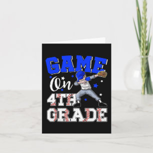 Cartão Jogos no 4º ano, Batidas no 1º dia da escola