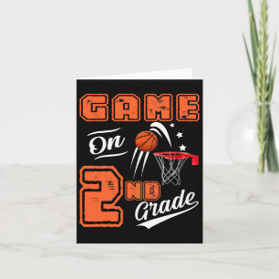 Cartão Jogos No Segundo Ano De Basquete No Primeiro Dia D