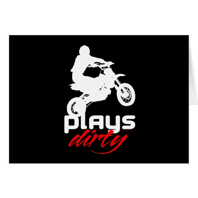 Cartão Jogos sujos - cara (Frente Horizontal)