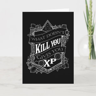 Cartão Jogos Tabletop lhe dão dados XP