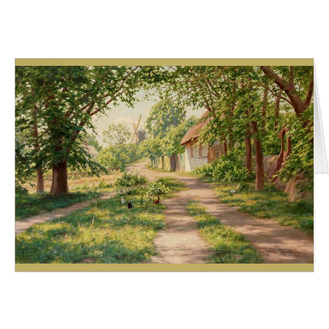 Cartão Johan Krouthén Sommarlandskap CC0447 (Frente Horizontal)