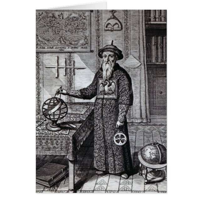 Cartão Johann Adam Schall von Bell (Frente)