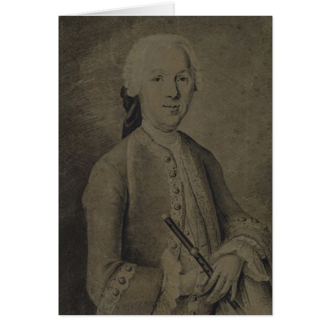 Cartão Johann Joachim Quantz (Frente)