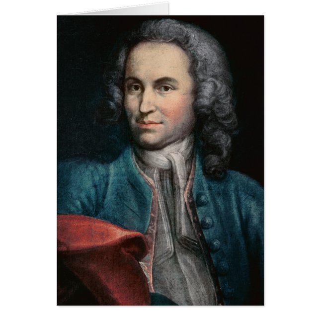 Cartão Johann Sebastian Bach c.1715 (Frente)