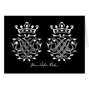 Cartão Johann Sebastian Bach Siegel