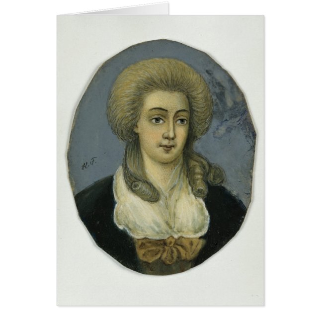 Cartão Johanna Elisabeth Mencken (Frente)