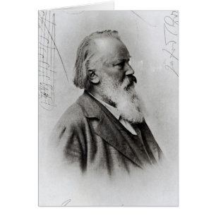 Cartão Johannes Brahms