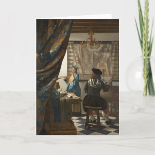 Cartão Johannes Vermeer, A Arte Da Pintura