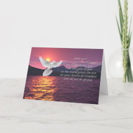 Cartão John 14:27 bible quotes card