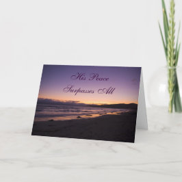 Cartão John 14:27 Encouragement Card