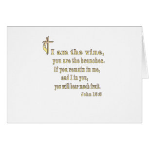 Cartão John 15:5